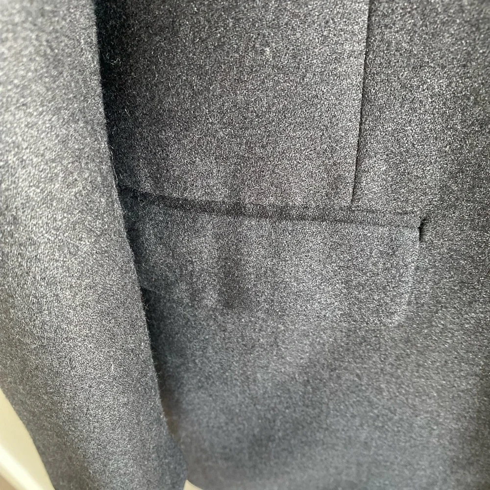Keneth Cole‎ NY Men’s Suit 2 Piece Dark Gray Jacket 44L Pants 38X29 Flat Front